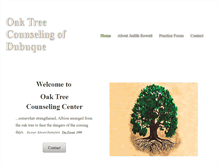 Tablet Screenshot of oaktreecounselingofdubuque.com
